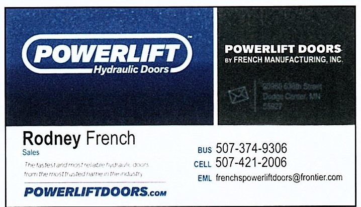French's Powerlift Doors