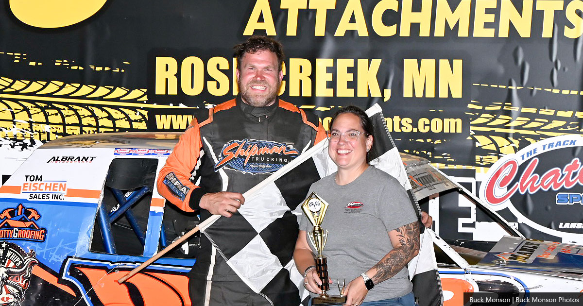 Travis Shipman won the USRA Stock Car main event.